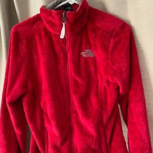 The North Face Women's Small Osito Fuzzy Bright Pink Fleece Jacket